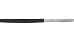 Przewód jednożyłowy - linka Modyfikowany eter polifenylenu (mPPE) 0.23mm? Czysta miedź Czarny EcoWire® Plus 30.5m