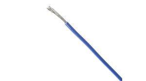Stranded Wire PTFE 0.09mm² Silver-Plated Copper Blue 2842/7 305m