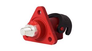 Connector, Plug, Red, 200A, Poles - 1