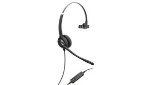 NC Headset, Elite HDVoice, Mono, On-Ear, 20kHz, USB, Black