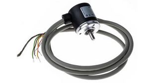 BDK Series Optical Incremental Encoder, 100 ppr, HTL/Push Pull Signal, Solid Type, 5mm Shaft
