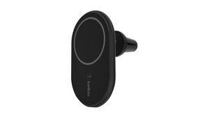 Wireless Charger with Vent Mount Holder, Car, 10W, Black
