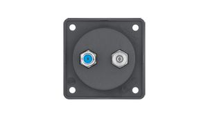 Aerial TV / SAT Wall Outlet Matte INTEGRO IEC (Coaxial) / F Connector Flush Mount Anthracite