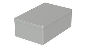 Euromas Series Grey ABS Enclosure, IP66, Flanged, Grey Lid, 240 x 160 x 90mm