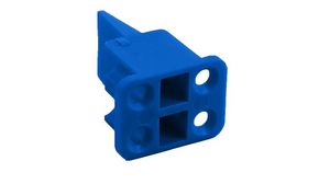 Wedge Lock,Contacts - 4, Plug, PX10, Blue