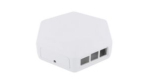 HexBox Pi3 Ready Enclosure 130x146x45mm White ABS IP30