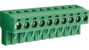 Pluggable Terminal Block, Straight, 5.08mm Pitch, 10 Poles