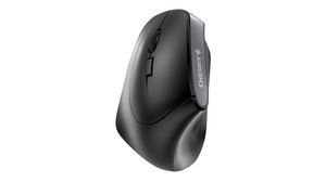 Vertical Wireless Mouse MW4500 1200dpi Optical Left-Handed Black
