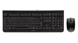 GS-godkendt tastatur og mus, 1200dpi, DC2000, DE Tyskland, QWERTZ, Kabel
