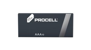 Primary Battery, Alkaline, AAA, 1.5V, Procell, Pack of 10 pieces