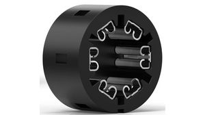 PCB Plug-In Socket Black EAO 61 Series