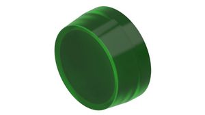 Kryt přepínače Kruh 29mm Zelená Plast Řada EAO 04