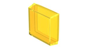 Schakelaardop Vierkant Geel Plastic EAO 04-serie