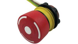 Emergency Stop Switch 2NC Round Button Ribbon Cable