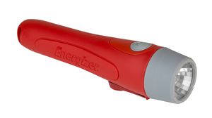 Magnetic Torch, LED, 2x AA, 50lm, 50m, Red