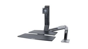 Desk Mount LCD Monitor Arm with Keyboard Tray