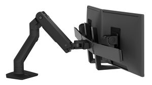 Desk Mount Dual LCD Monitor Arm, 32", 100x100 / 75x75, 15.9kg, Black