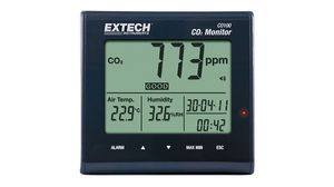 Monitor jakości powietrza w pomieszczeniu, 0 ... 9999ppm, -5 ... 50°C