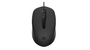 Wired Mouse 150 1600dpi Optical Ambidextrous Black
