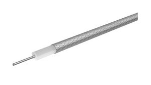 Coaxial Cable without Jacket for Microwaves RG-402 50Ohm Copper-Plated, Silver-Plated Steel 25m