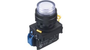 Illuminated Pushbutton Switch Latching Function 1NO 24 V / 120 V / 240 V / 380 V LED Pure White None