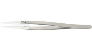 Tweezers Ceramic / Replaceable Tip Stainless Steel Straight / Strong / Pointed / Superior Finish 135mm