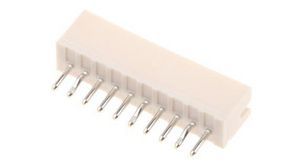 ZH Series Top Entry Through Hole PCB Header, 10 Contact(s), 1.5mm Pitch, 1 Row(s), Shrouded