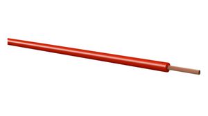 Litze PVC 0.14mm² Kupfer, blank Rot LiFY 100m