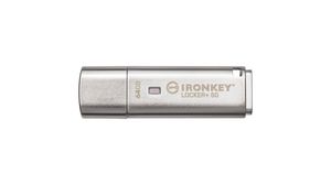 USB Stick, IronKey Locker+ 50, 64GB, USB 3.0, Silver