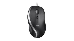 Wired Mouse M500S ADVANCED 4000dpi Optical Ambidextrous Black / Grey