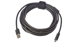 Cable, USB-A Plug - USB-C Plug, 5m, Logitech MeetUp