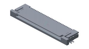 FFC / FPC Connector, Poles - 30, 50V, 500mA, Right Angle