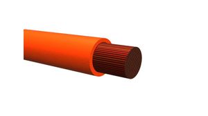 Litze PVC 2.5mm² Kupfer, blank Orange R2G4 100m