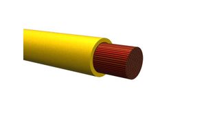 Stranded Wire PVC 2.5mm² Bare Copper Yellow R2G4 100m