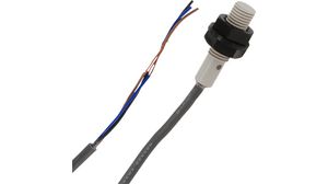 Induktiver Sensor Schliesserkontakt (im Normalzustand geöffn.) 1.5kHz 30V 17mA 2mm IP67 Kabel, 2 m E2F
