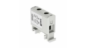 Insulated Universal Connector, Screw, 1 Poles, 1kV, 82A, 1.5 ... 16mm², Grey