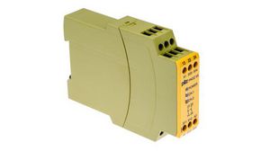 Single/Dual-Channel Safety Switch/Interlock Safety Relay, 24V ac/dc, 2 Safety Contacts