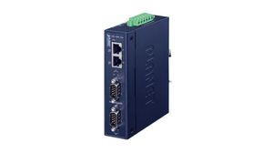 Seriell enhetsserver, 100 Mbps, Serial Ports - 2, RS232 / RS422 / RS485