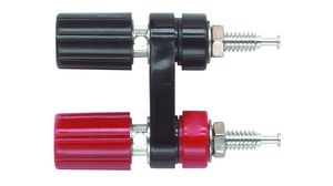Double borne de connexion 4mm 15A 30 VAC / 60 VDC Noir, rouge