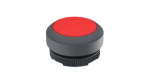 Nyomógombos működtető szürke elülső gyűrűvel Pillanatfunkció Kerek gomb Piros IP65 RAFIX 22 FS+