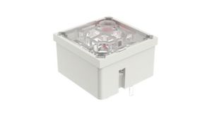 Tactile Switch with Red Lamp, 1NO, 2.9N, Translucent, Through Hole, RF 15