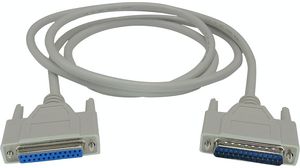 Serial Cable D-SUB 25-Pin Male - D-SUB 25-Pin Female 1.8m Grey