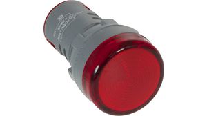 Panel Indicator, Red, 22mm, 230V, Screw