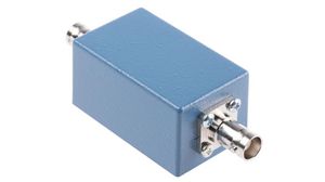 Stecker-Adapter-Box, BNC-Buchse - BNC-Buchse 500V 93mm Blau