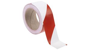 Floor Marking Tape, 50mm x 33m, Red / White