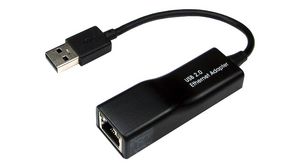 USB-Netzwerkadapter, 100Mbps, USB-A-Stecker - RJ45-Buchse