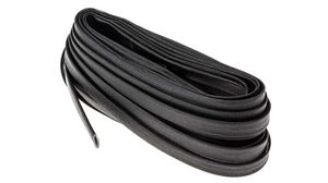 Passe-câble 6mm Fibre de verre acrylique 5m Noir