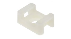Cable Tie Mount 9mm White Polyamide 6.6 Pack of 250 pieces