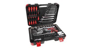 Mechanics Tool Kit with Case, Number of Tools - 94