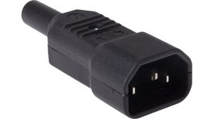 Power Entry Connector, Plug, C14, 10A